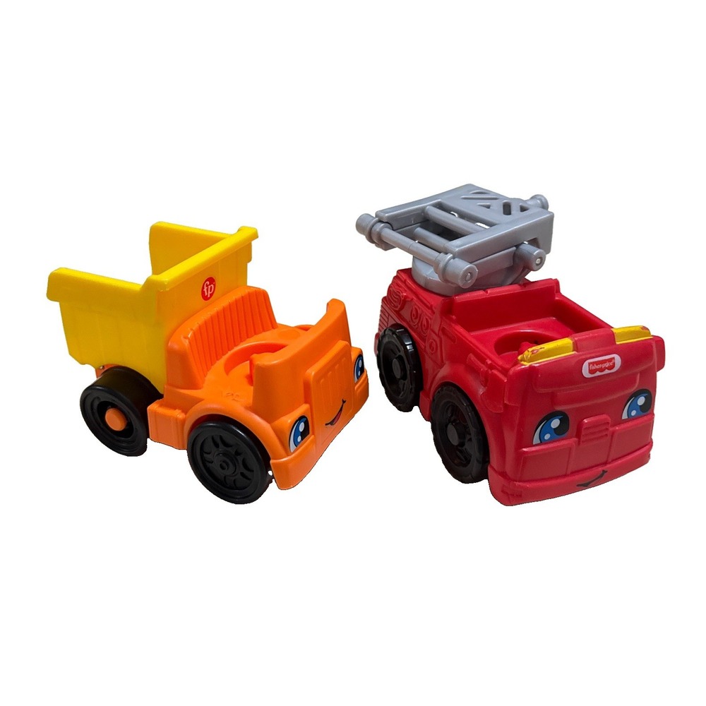 Fisher-Price Little People, Fire Engine Ladder Dump Truck Lot 2